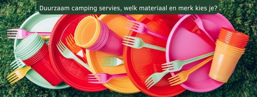 Plastic camping servies