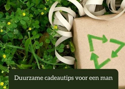 cadeautje in het gras